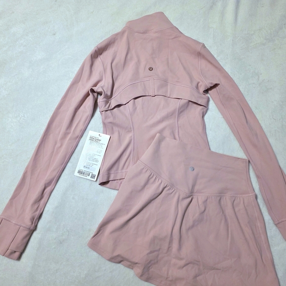 Nwt Lululemon Define Cropped Jacket Pink Haze / Rose Gold Pink Zip-Up Jacket 4 - Picture 7 of 9